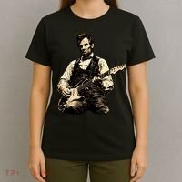 Abraham Lincoln Abe Playing Guitar Vintage T-Shirt thumb 4