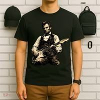 Abraham Lincoln Abe Playing Guitar Vintage T-Shirt thumb 6