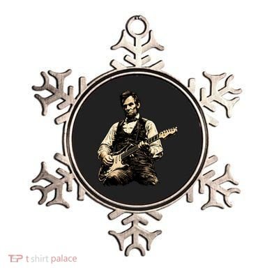 Abraham Lincoln Abe Playing Guitar Vintage Ornament
