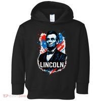 Abraham Lincoln American USA Portrait  Toddler Hoodie thumb 0