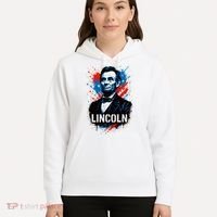 Abraham Lincoln American USA Portrait  Hoodie thumb 5