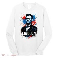 Abraham Lincoln American USA Portrait  Long Sleeve Shirt thumb 0