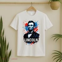 Abraham Lincoln American USA Portrait  T-Shirt thumb 2