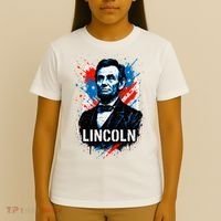 Abraham Lincoln American USA Portrait  T-Shirt thumb 4