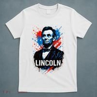 Abraham Lincoln American USA Portrait  T-Shirt thumb 5