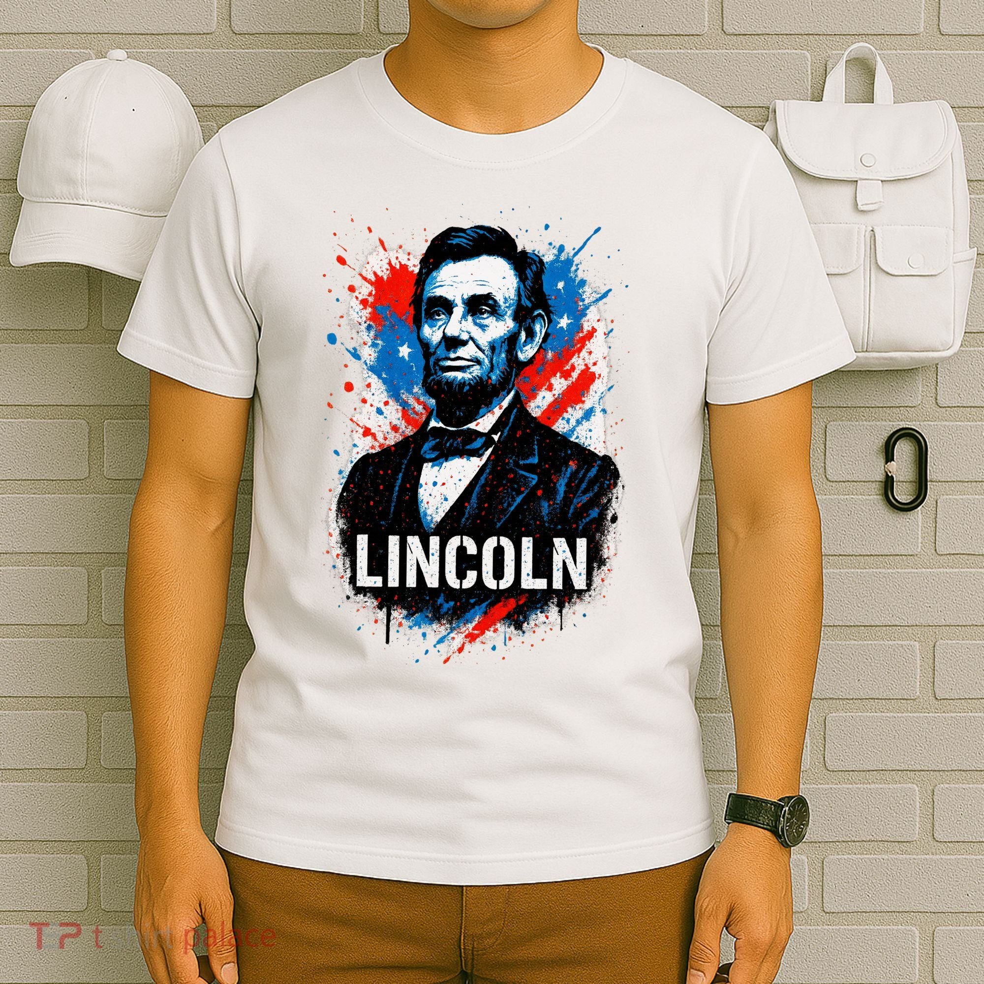 Abraham Lincoln American USA Portrait  T-Shirt
