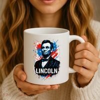 Abraham Lincoln American USA Portrait  Coffee Mug thumb 3