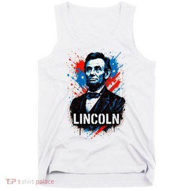 Abraham Lincoln American USA Portrait  Tank Top