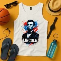 Abraham Lincoln American USA Portrait  Tank Top thumb 4