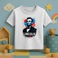 Abraham Lincoln American USA Portrait  Toddler T-Shirt thumb 3