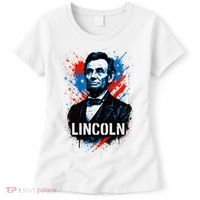 Abraham Lincoln American USA Portrait  Women's T-Shirt thumb 0