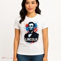 Abraham Lincoln American USA Portrait  Women's T-Shirt thumb 4