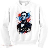 Abraham Lincoln American USA Portrait  Kids Sweatshirt thumb 0