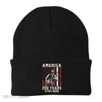 Abraham Lincoln Abe Playing Guitar 250 Years 1776-2026 Beanie thumb 0