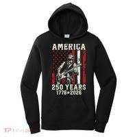 Abraham Lincoln Abe Playing Guitar 250 Years 1776-2026 Women's Hoodie thumb 0