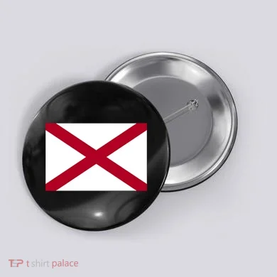 Alabama Flag Button