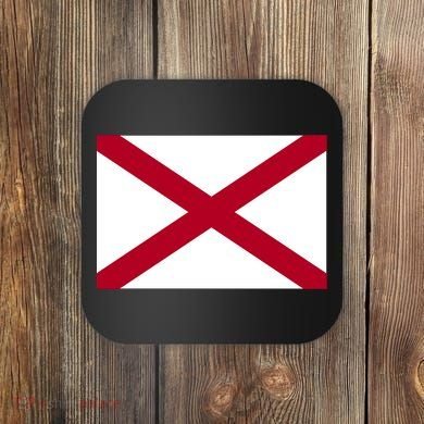 Alabama Flag Coaster