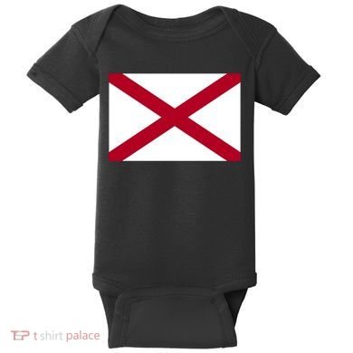 Alabama Flag Baby Bodysuit