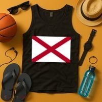 Alabama Flag Tank Top thumb 4