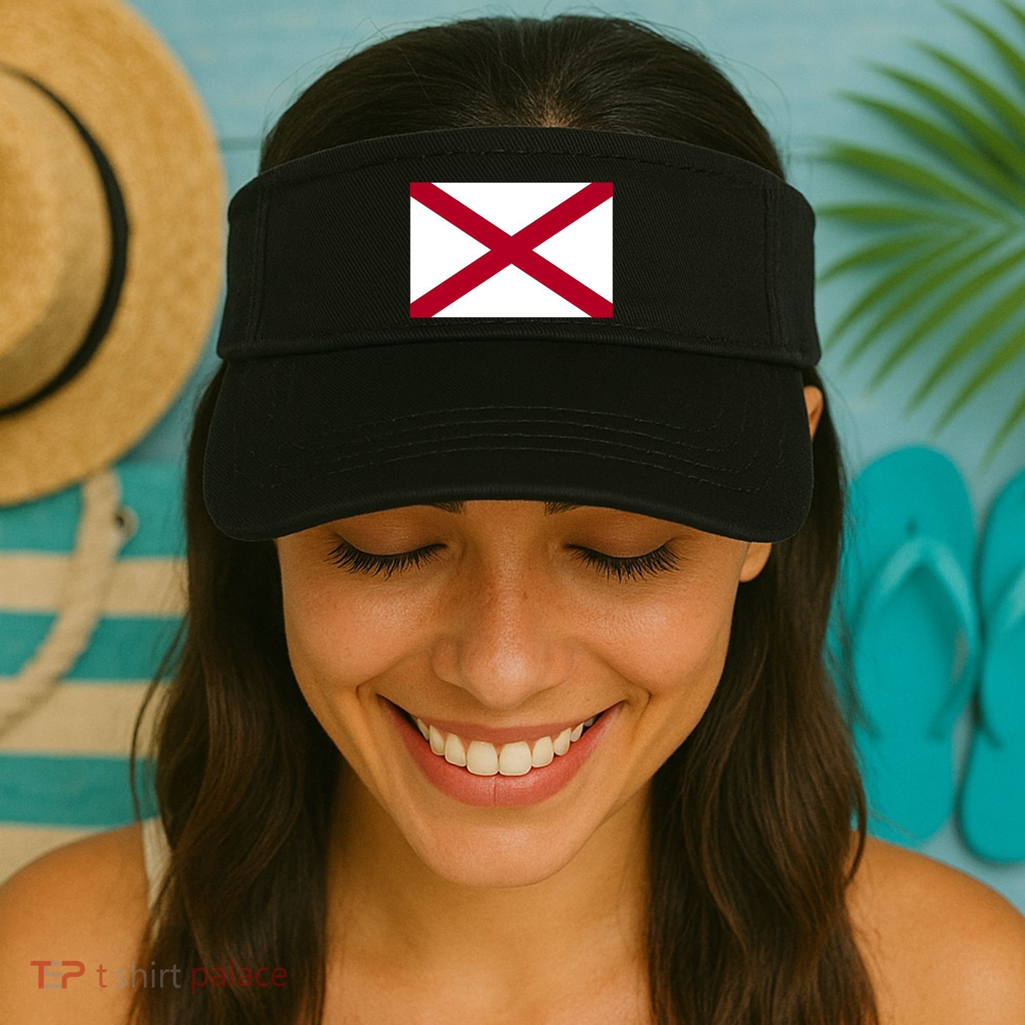 Alabama Flag Visor