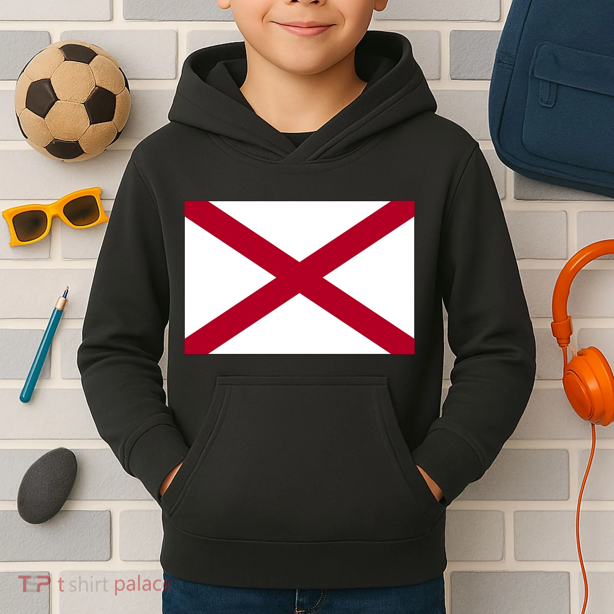 Alabama Flag Kids Hoodie
