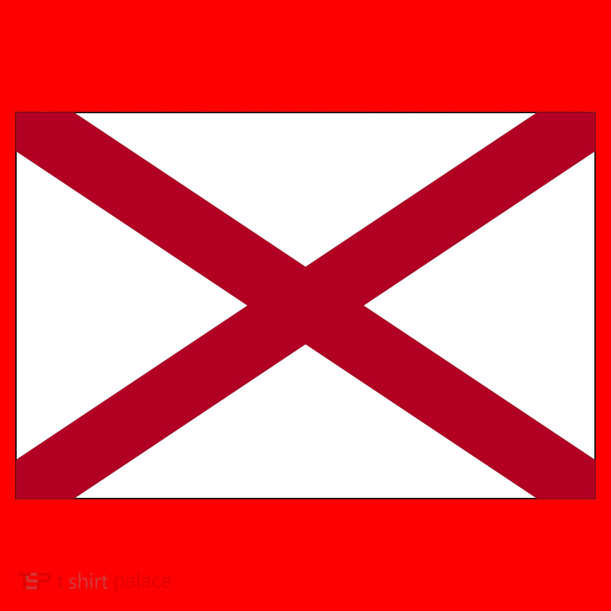 Alabama Flag Santa Hat