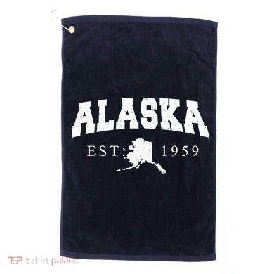 Alaska EST. 1959 Golf Towel
