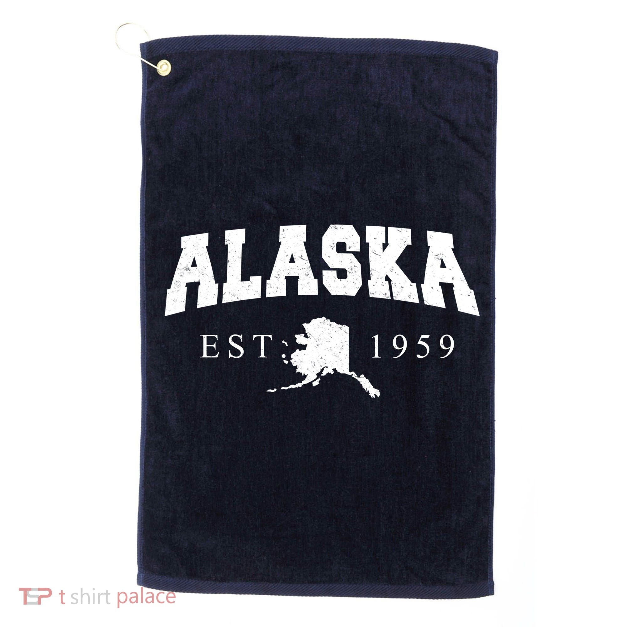 Alaska EST. 1959 Golf Towel