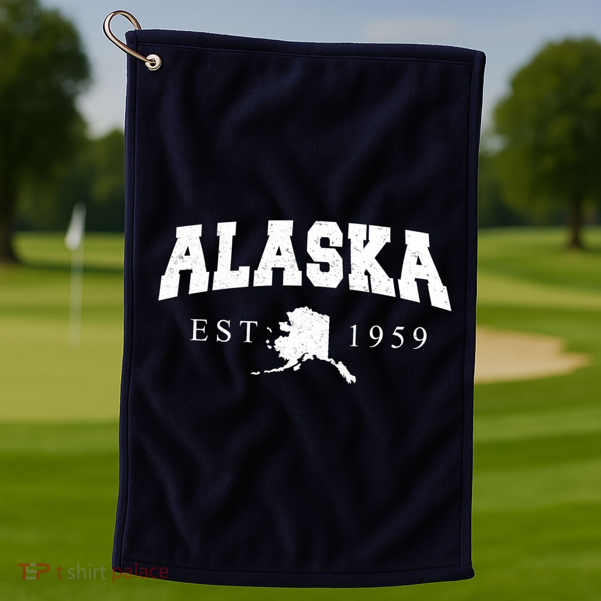 Alaska EST. 1959 Golf Towel