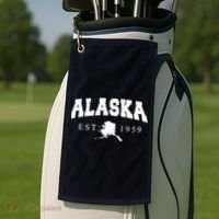 Alaska EST. 1959 Golf Towel thumb 2