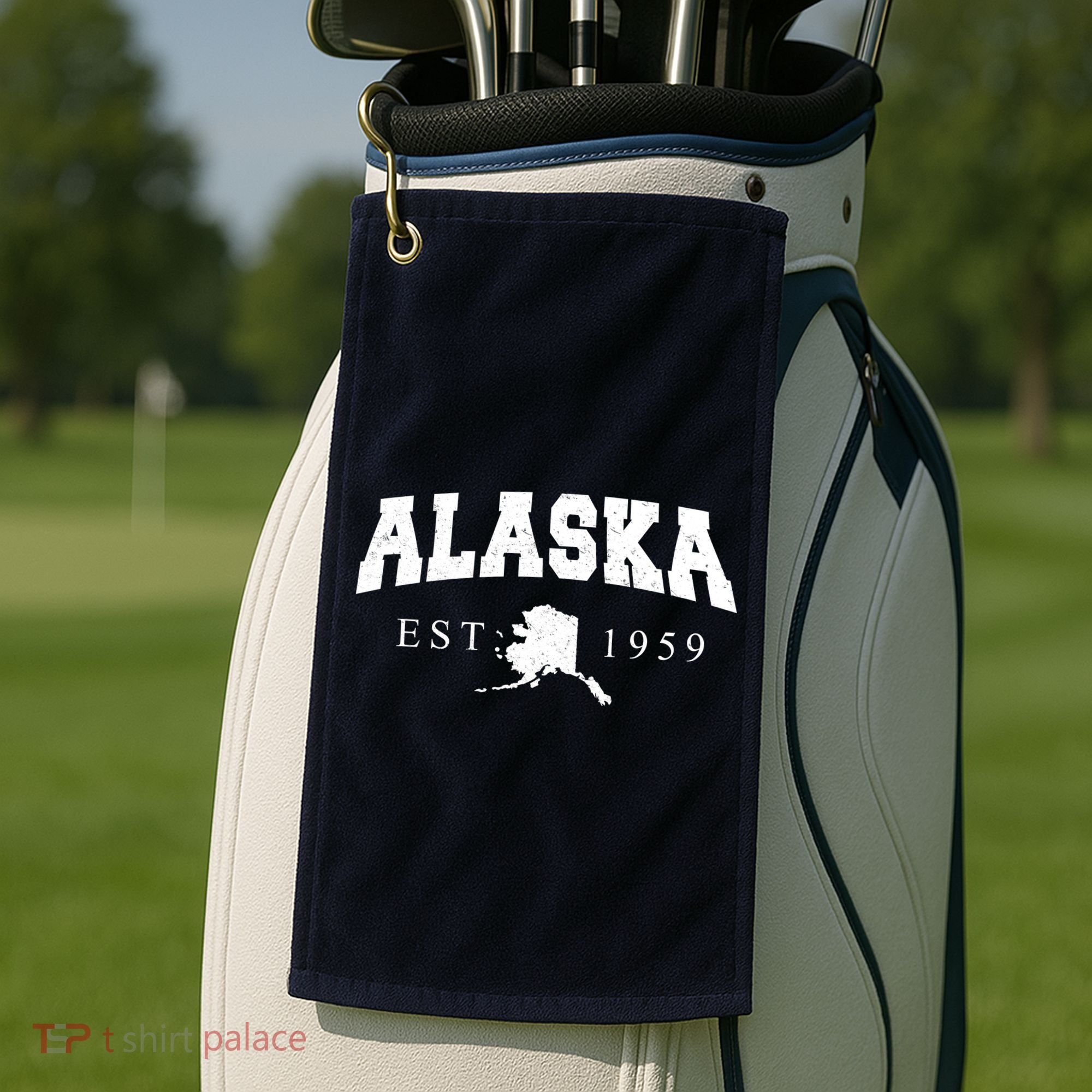 Alaska EST. 1959 Golf Towel