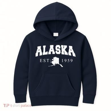 Alaska EST. 1959 Kids Hoodie