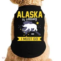 Alaska Is Calling And I Must Go Doggie Tank thumb 0