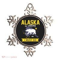 Alaska Is Calling And I Must Go Ornament thumb 0