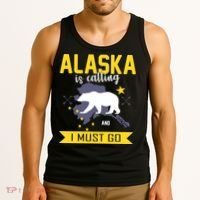 Alaska Is Calling And I Must Go Tank Top thumb 3