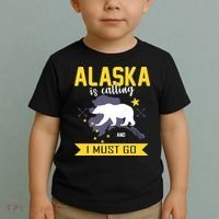 Alaska Is Calling And I Must Go Toddler T-Shirt thumb 2