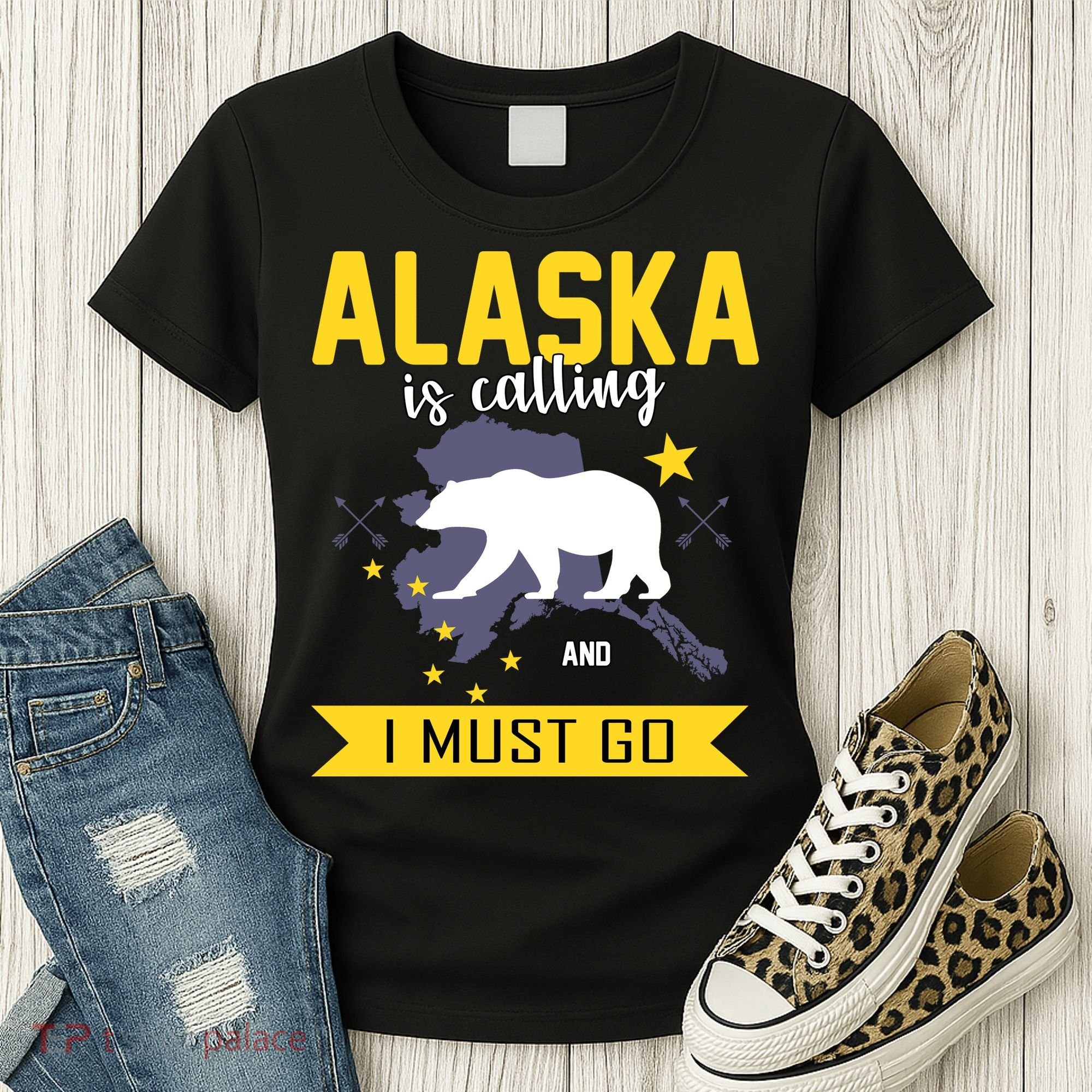 Alaska Is Calling And I Must Go Women's T-Shirt