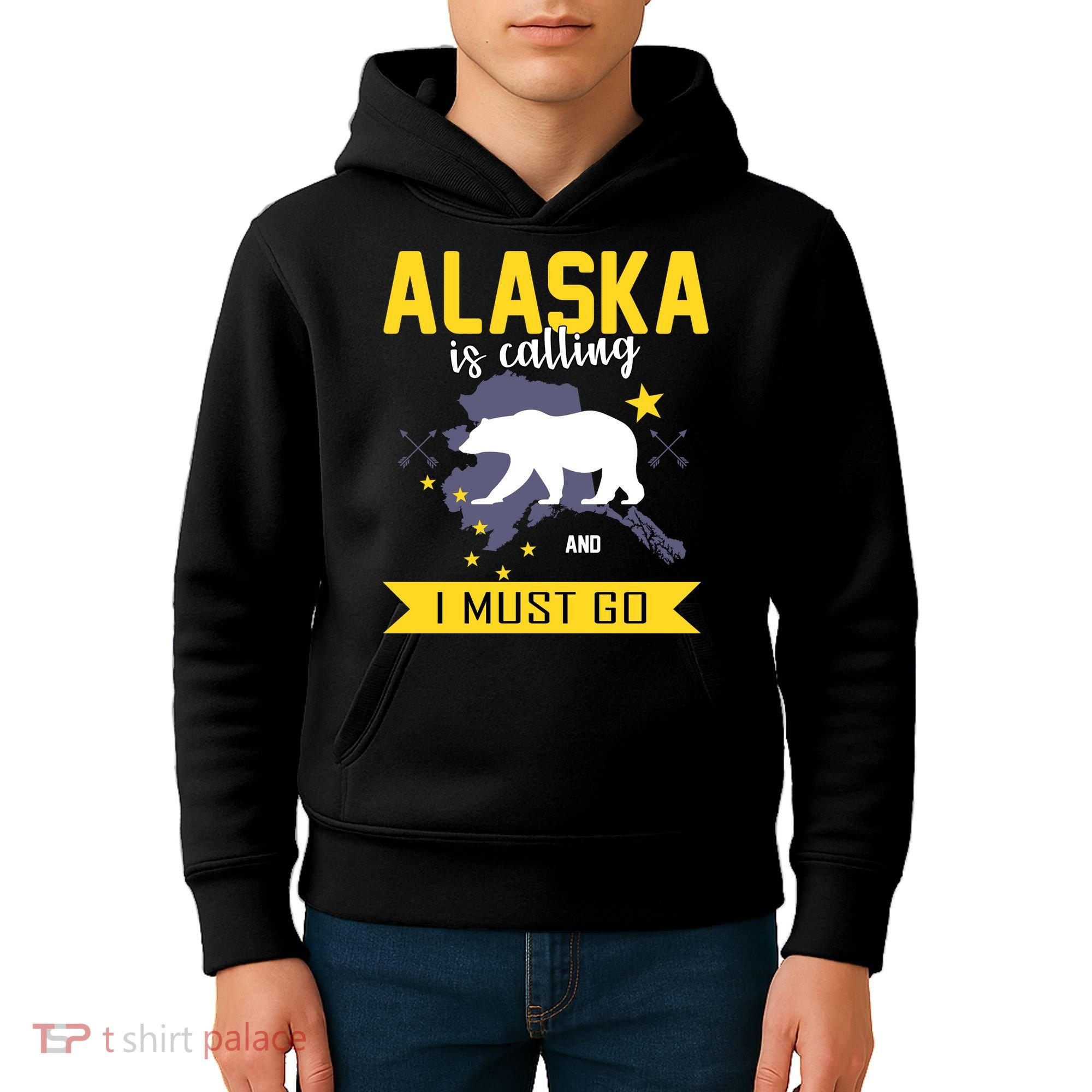 Alaska Is Calling And I Must Go Kids Hoodie
