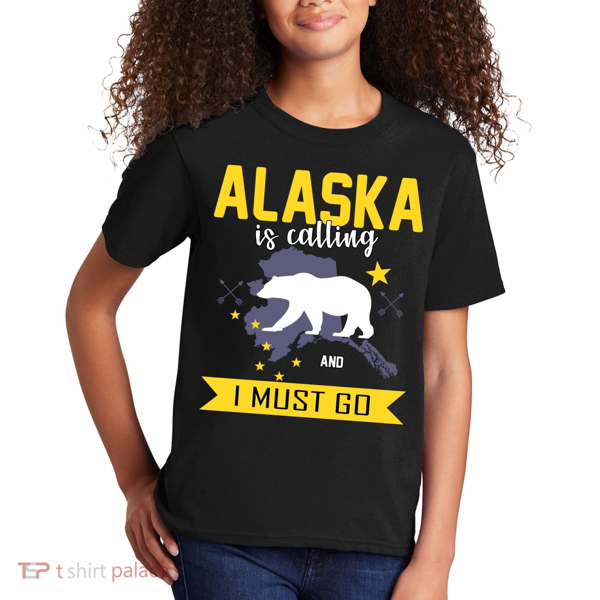 Alaska Is Calling And I Must Go Kids T-Shirt