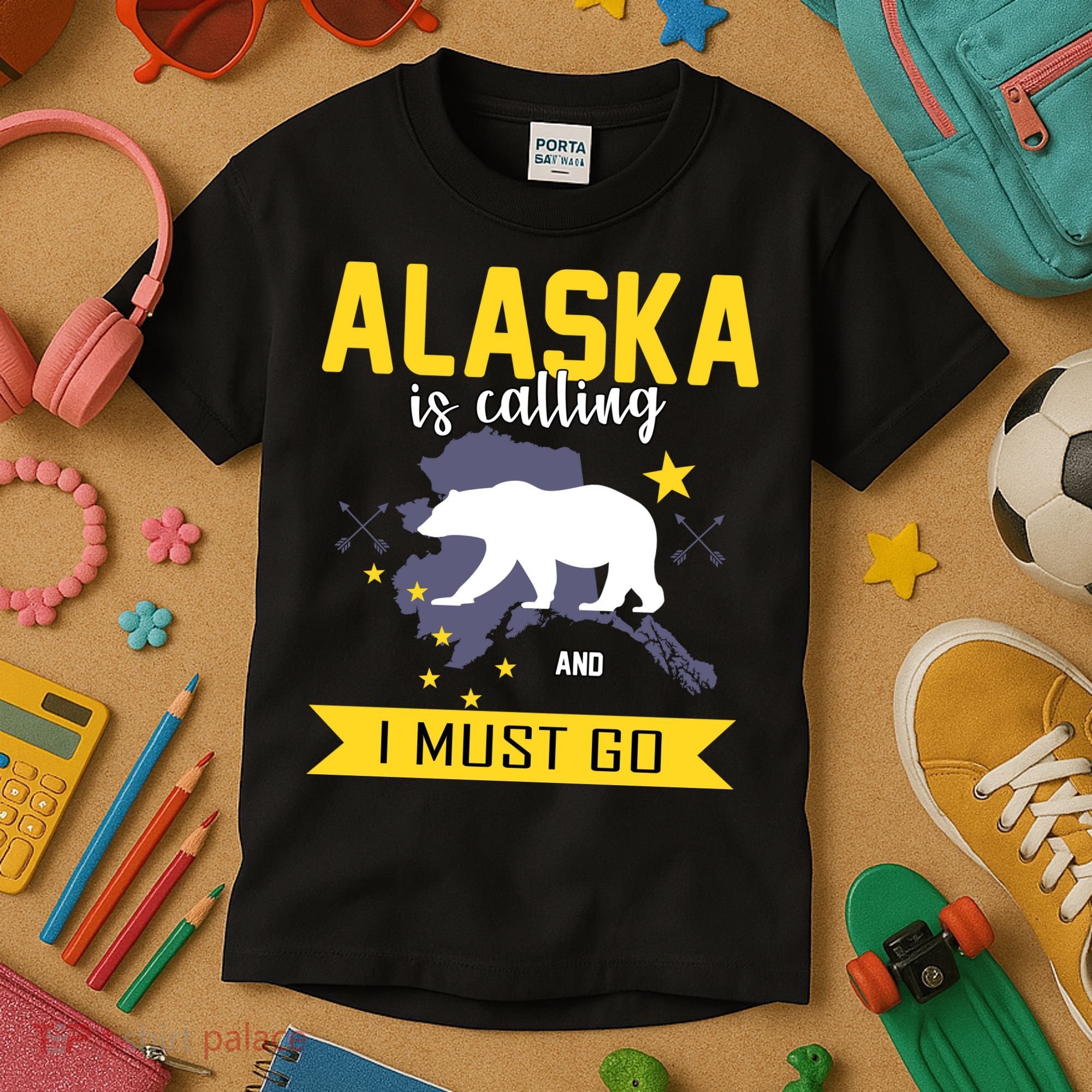 Alaska Is Calling And I Must Go Kids T-Shirt