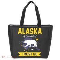 Alaska Is Calling And I Must Go Tote Bag thumb 0