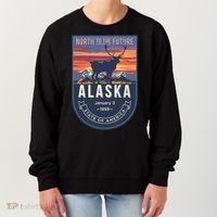 Alaska State Emblem Women's Sweatshirt thumb 0