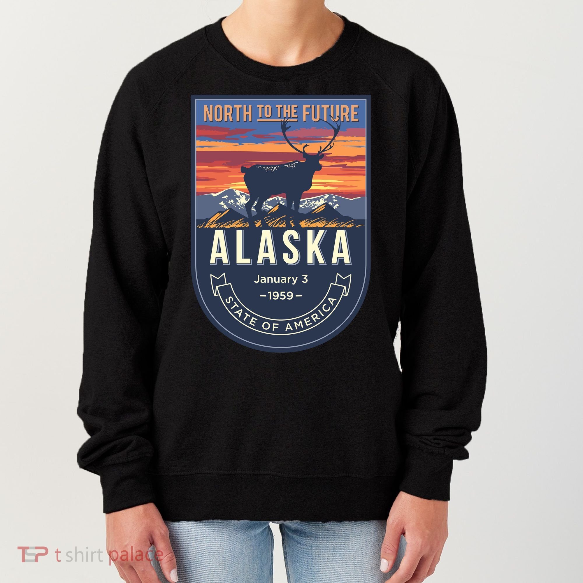 Alaska State Emblem Women's Sweatshirt