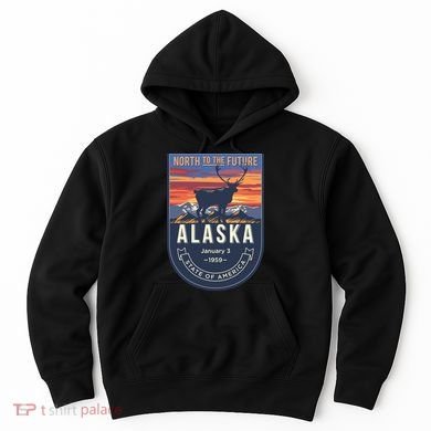 Alaska State Emblem Hoodie