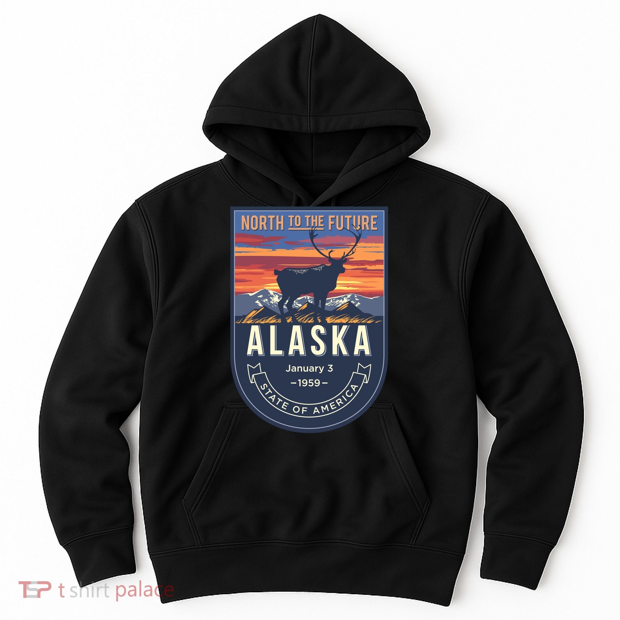 Alaska State Emblem Hoodie