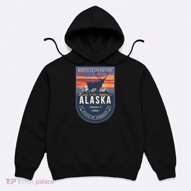 Alaska State Emblem Hoodie