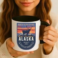 Alaska State Emblem Coffee Mug thumb 3