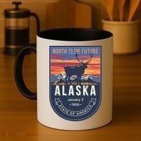 Alaska State Emblem Coffee Mug thumb 4