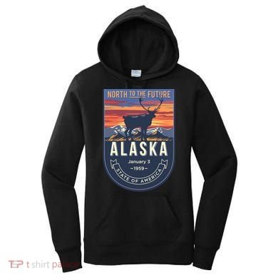 Alaska State Emblem Women's Hoodie