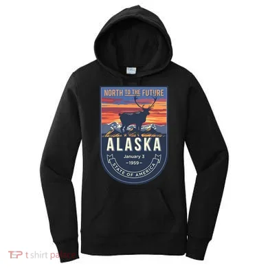 Alaska State Emblem Women's Hoodie